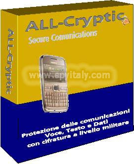 ALL-CRYPTIC - Software per rendere le comunicazioni voce e dati sicure