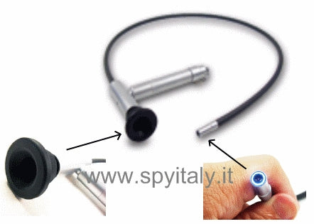 FIB-CAM-L - Visore a fibra ottica con luce incorporata