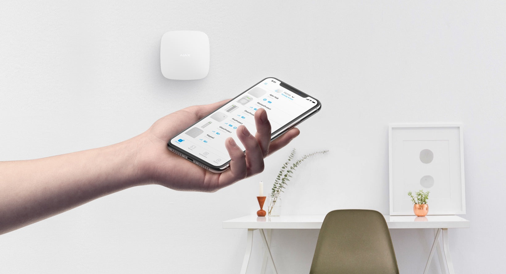 ALLARME-CASA-KIT - Pacchetto Allarme senza fili AJAX