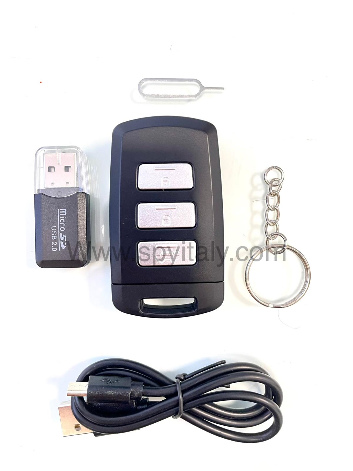 RMC-CAM - Finto telecomando auto con microcamera HD incorporata