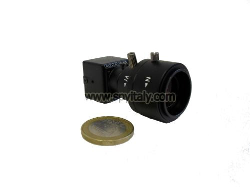 M20-DN-V49 - Microcamera CCD colori ottica VARIFOCAL ZOOM