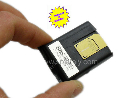 MICRO-GSM - Microtrasmettitore ambientale GSM con risposta automatica batteria al litio lunghissima durata