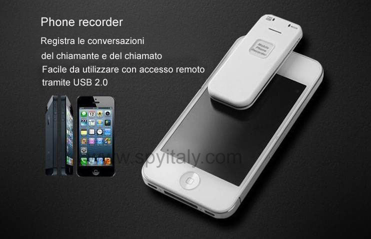 PHONE-REC - Microregistratore telefonico per Smartphone e iPhone
